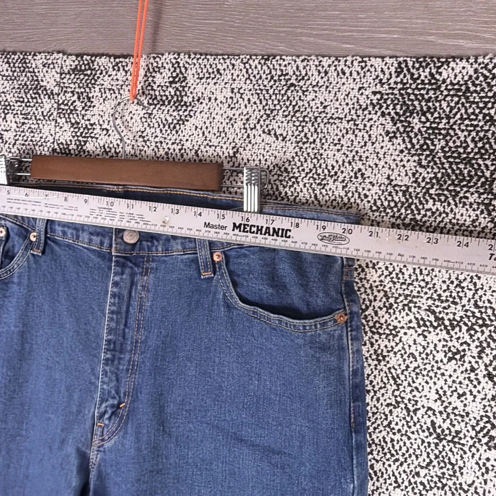 Levis 514‎ Straight Leg Blue Jeans Mens 40 X 32 (FITS 40 X 31) Classic Denim